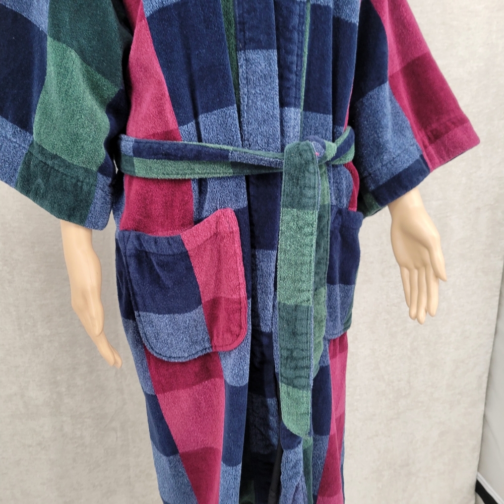 Dior Multicolor Checkered Robe - Picture 3 of 13